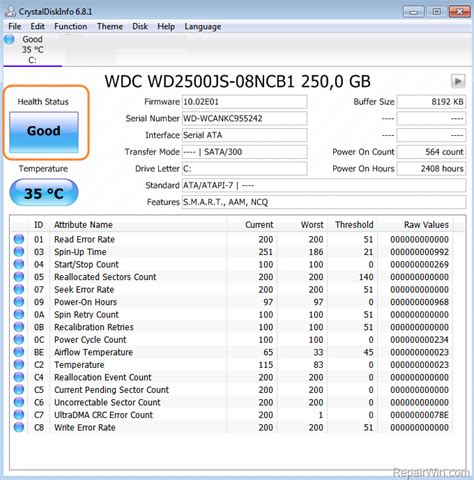 windows test hard drive disk health|hard drive self monitoring system.